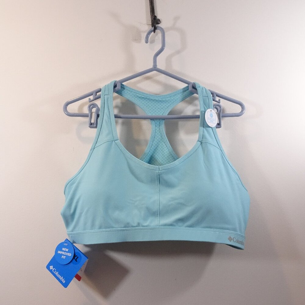 Columbia Omni Tech High Impact Support Racer-Back SPORTS Bra Size XL